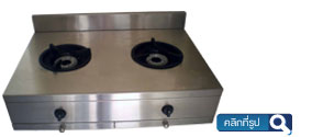 stainless steel gas range